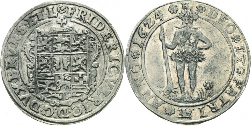 Braunschweig-Wolfenbüttel
Friedrich Ulrich 1613-1634 1/2 Taler 1624, Zellerfeld...