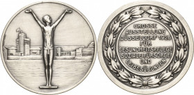 Düsseldorf
 Versilberte Bronzemedaille 1926 (A.W. Goebel/Oertel) Große Ausstellung für Gesundheitspflege, soziale Fürsorge und Leibesübungen. Turmspr...