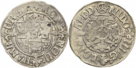 Hamburg
 Doppelschilling (1/16 Taler) 1602. Mit vollständiger Jahreszahl 1602 statt 602. Mit Titel Rudolf II. Gaedechens 833 (dort 602) Seltene und i...