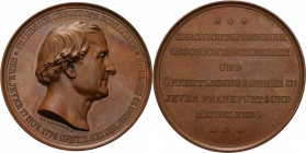 Heidelberg
 Bronzemedaille 1861 (C. Schnitzspahn) Tod des Historikers Friedrich Christoph Schlosser. Kopf nach rechts / 6 Zeilen Schrift. 52,8 mm, 86...