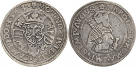 Kempten-Stadt
 1/4 Taler 1543. Mit Titel und Porträt Karls V Nau 107 c Schulten 1584 Rauer Schrötling, sehr schön