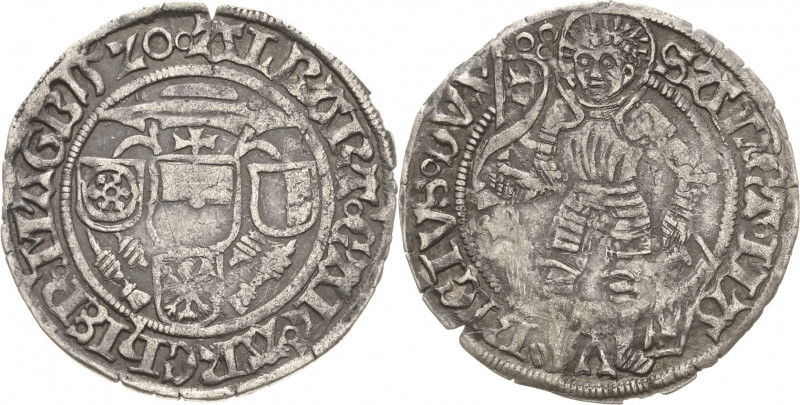 Magdeburg-Erzbistum
Albrecht IV. von Brandenburg 1513-1545 Groschen 1520. Varia...