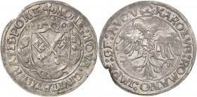 Regensburg-Stadt
 10 Kreuzer 1530 Mit Titel Karl V Beckenbauer 1104 Schulten 2864 Kl. Schrötlingsfehler am Rand, sehr schön-vorzüglich