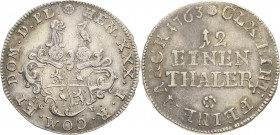 Reuss-Jüngere Linie - Gera
Heinrich XXX. 1748-1802 1/12 Taler 1763, ICE-Saalfeld Schmidt und Knab 487 Jaeger 62 a Vorzüglich