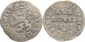 Salm-Dhaun
Wolfgang Friedrich und Johann Konrad unter Vormundschaft ihrer Mutter Juliane 1606-1617 Albus 1611, Wörrstadt Joseph 150 a Sehr schön