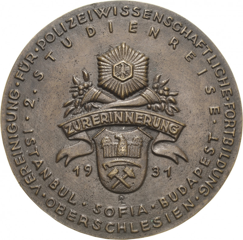 Schlesien-Breslau, Stadt
 Einseitige Bronzegussmedaille 1931 (Hüttenamt Gleiwit...
