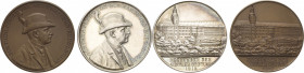 Schwarzburg-Rudolstadt
Günther Victor 1890-1918 Silber- und Bronzemedaille 1919 (Oertel) Auf den Begründer der Günther-Stiftung. Brustbild nach recht...
