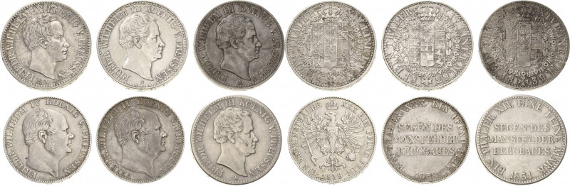 Brandenburg-Preußen-Herrscherlots
Friedrich Wilhelm III. 1797-1840 Lot-6 Stück....