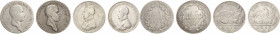 Brandenburg-Preußen-Herrscherlots
Friedrich Wilhelm III. 1797-1840 Lot-4 Stück. Taler 1814 A (2x). 1818 A, D Sehr schön