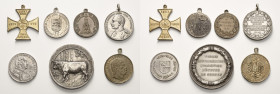 Ostfriesland
Lot-7 Stück Silbermedaille o.J. Verdienstmedaille Ostfriesischer Stammvieh-Züchter. Messingmedaille 1890 Denkmalerrichtung in Norderney....