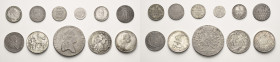 Allgemeine Lots
Lot-11 Stück Dabei: Preußen- 1/3 1770 B. 2 1/2 Silbergroschen 1843, 1854 A. Sachsen- Taler 1780 IEC. 1/6 Taler 1803 IEC. 1/12 Taler 1...