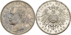 Bayern
Otto 1886-1913 5 Mark 1913 D Jaeger 46 Winz. Kratzer, Polierte Platte