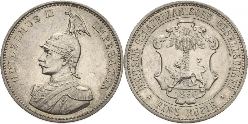 Deutsch Ostafrika
 1 Rupie 1890 (A) Jaeger 713 Fast vorzüglich