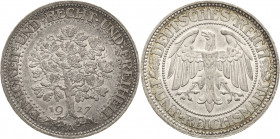 Gedenkausgaben
 5 Reichsmark 1927 A Eichbaum Jaeger 331 Prägefrisch