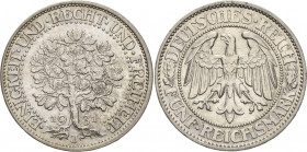 Gedenkausgaben
 5 Reichsmark 1931 J Eichbaum Jaeger 331 Sehr schön-vorzüglich