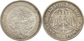 Gedenkausgaben
 5 Reichsmark 1932 A Eichbaum Jaeger 331 Kl. Randfehler, vorzüglich-Stempelglanz