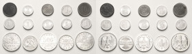 Deutsches Reich allgemein
Lot-15 Stück Ersatzmünzen des Ersten Weltkrieges. - 10 Pfennig 1917 E, 1921, 5 Pfennig 1920 E. 1 Pfennig 1917 A-J und 1917 ...