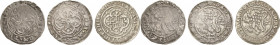 Sachsen - Die Markgrafschaft Meissen
Friedrich III. der Strenge 1349-1381 Breiter Groschen o.J. (1349/1381) o.Mzz.-Freiberg Mehner 2/68, 2/96 (2x) Kr...