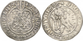 Sachsen - Das Kurfürstentum
Kurfürst Friedrich II. von Sachsen, der Sanftmütige 1428-1464 Pfahlschildgroschen o.J. (1437/1440), Revers 6-strahliger S...