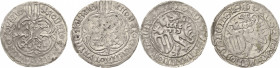Sachsen - Das Kurfürstentum
Kurfürst Friedrich II. von Sachsen, der Sanftmütige 1428-1464 Pfahlschildgroschen o.J. (1451/1454), Stachelrose-Freiberg ...