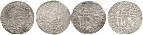 Sachsen - Das Kurfürstentum
Kurfürst Friedrich II. von Sachsen, der Sanftmütige 1428-1464 Schwertgroschen o.J. (1457/1464) beiderseits Lilie/6-strahl...