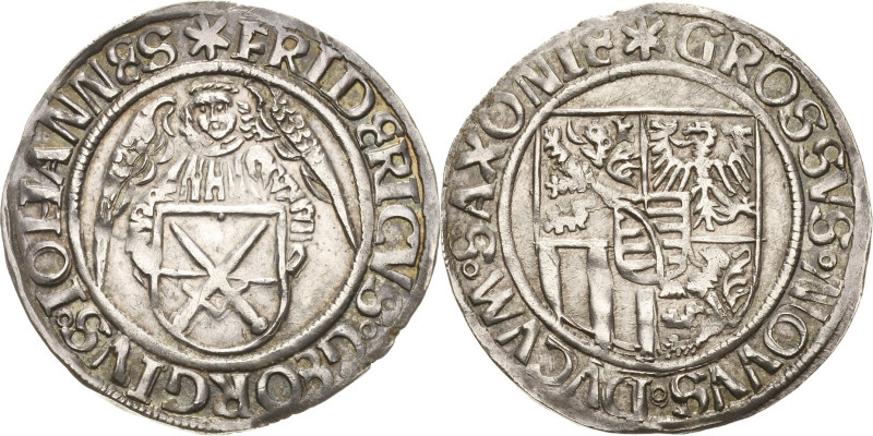 Sachsen-Kurlinie ab 1486 bis 1547 (Ernestiner)
Friedrich III., Georg und Johann...