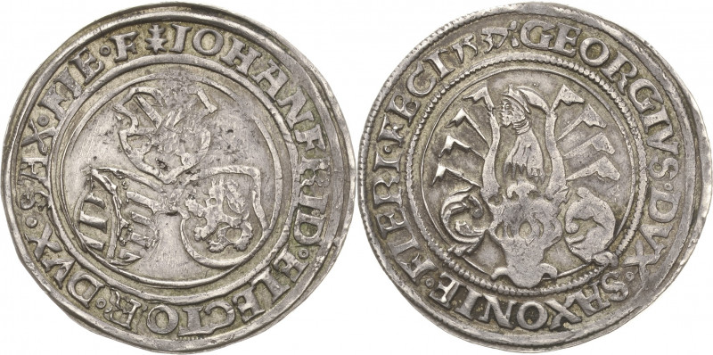 Sachsen-Kurlinie ab 1486 bis 1547 (Ernestiner)
Johann Friedrich und Georg 1534-...