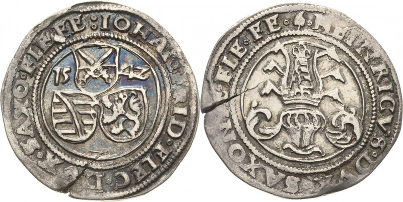 Sachsen-Kurlinie ab 1486 bis 1547 (Ernestiner)
Johann Friedrich und Heinrich 15...