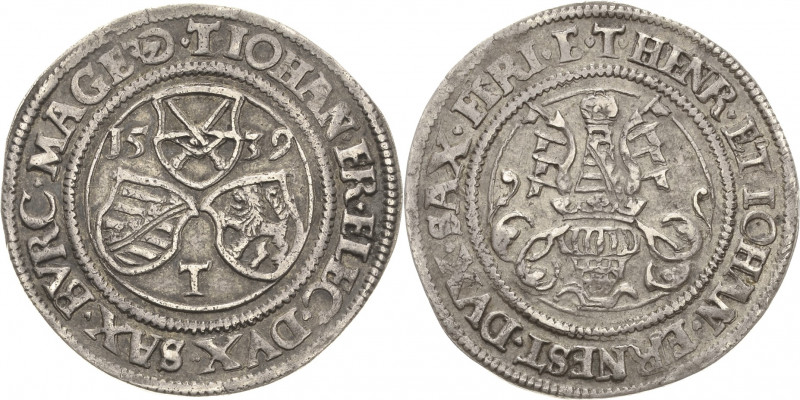 Sachsen-Kurlinie ab 1486 bis 1547 (Ernestiner)
Johann Friedrich, Heinrich und J...