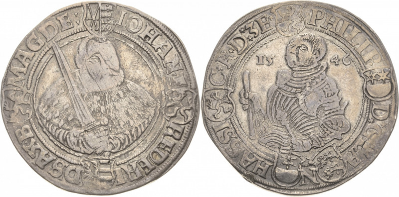 Sachsen-Kurlinie ab 1486 bis 1547 (Ernestiner)
Johann Friedrich und Landgraf Ph...