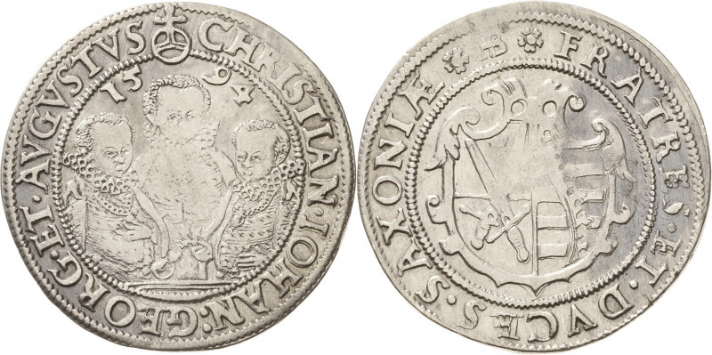 Sachsen-Kurlinie ab 1547 (Albertiner)
Christian II., Johann Georg I. und August...