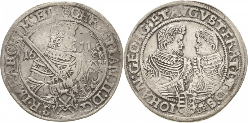 Sachsen-Kurlinie ab 1547 (Albertiner)
Christian II., Johann Georg I. und August...