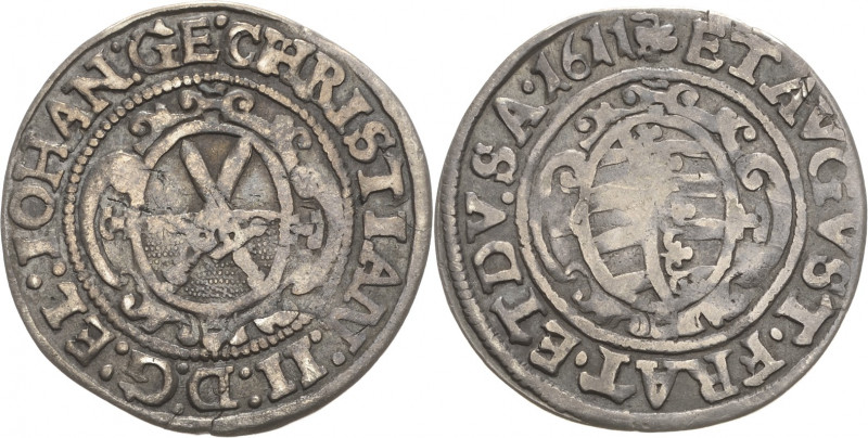 Sachsen-Kurlinie ab 1547 (Albertiner)
Christian II., Johann Georg I. und August...