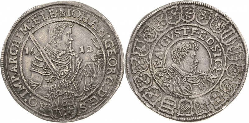 Sachsen-Kurlinie ab 1547 (Albertiner)
Johann Georg I. und August 1611-1615 Tale...