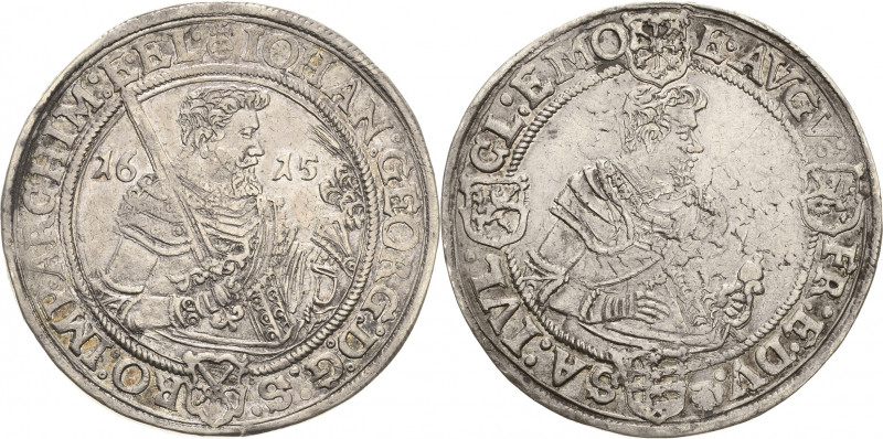 Sachsen-Kurlinie ab 1547 (Albertiner)
Johann Georg I. und August 1611-1615 1/2 ...