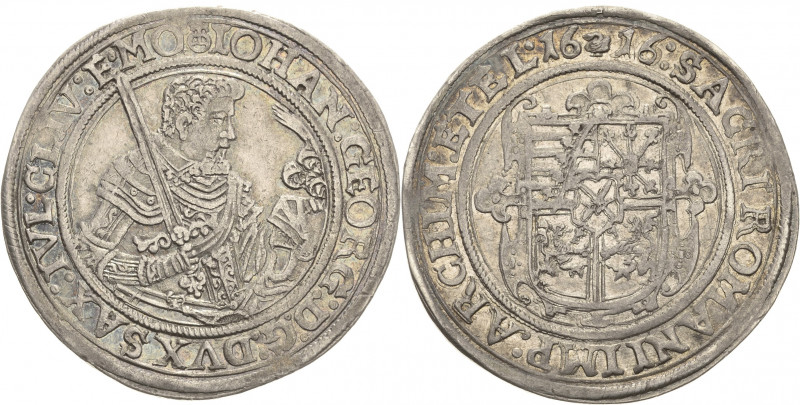 Sachsen-Kurlinie ab 1547 (Albertiner)
Johann Georg I. (1611-) 1615-1656 1/2 Tal...