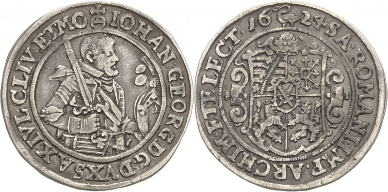 Sachsen-Kurlinie ab 1547 (Albertiner)
Johann Georg I. (1611-) 1615-1656 1/4 Tal...