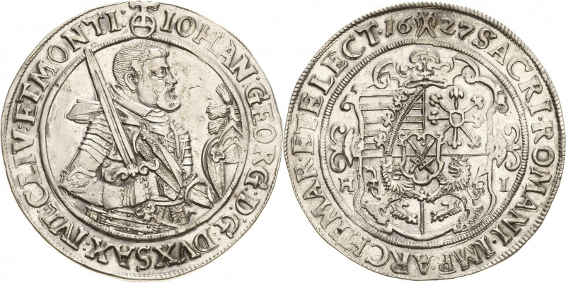 Sachsen-Kurlinie ab 1547 (Albertiner)
Johann Georg I. (1611-) 1615-1656 1/2 Tal...