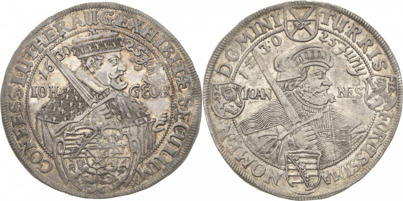 Sachsen-Kurlinie ab 1547 (Albertiner)
Johann Georg I. (1611-) 1615-1656 Taler 1...