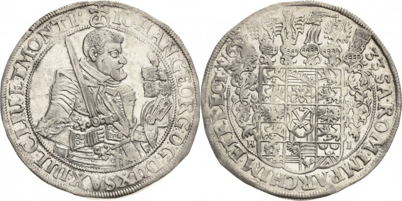 Sachsen-Kurlinie ab 1547 (Albertiner)
Johann Georg I. (1611-) 1615-1656 Taler 1...