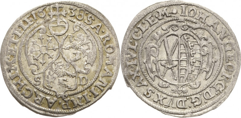 Sachsen-Kurlinie ab 1547 (Albertiner)
Johann Georg I. (1611-) 1615-1656 1/24 Ta...