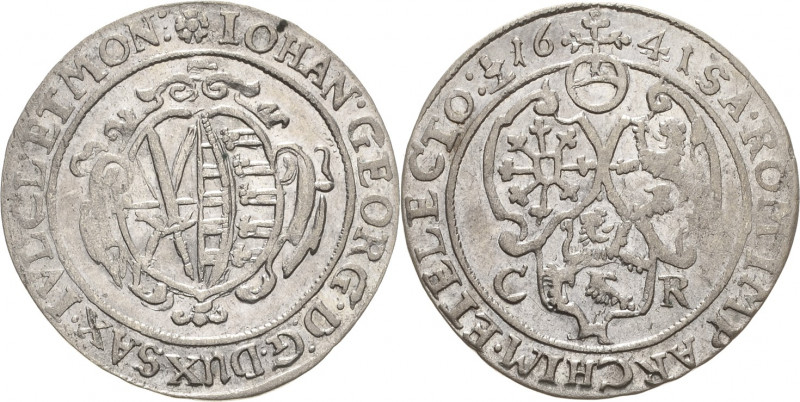 Sachsen-Kurlinie ab 1547 (Albertiner)
Johann Georg I. (1611-) 1615-1656 1/24 Ta...