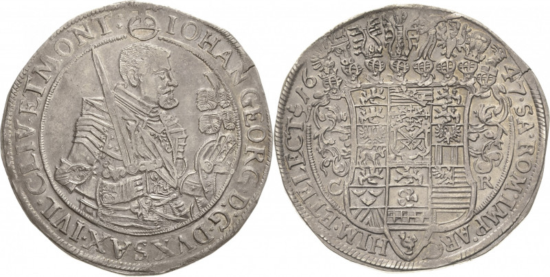 Sachsen-Kurlinie ab 1547 (Albertiner)
Johann Georg I. (1611-) 1615-1656 Taler 1...