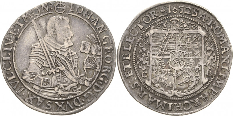 Sachsen-Kurlinie ab 1547 (Albertiner)
Johann Georg I. (1611-) 1615-1656 1/2 Tal...