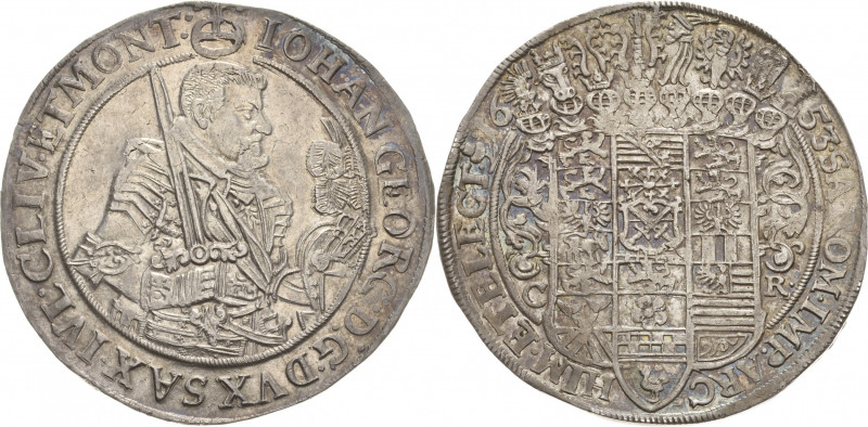 Sachsen-Kurlinie ab 1547 (Albertiner)
Johann Georg I. (1611-) 1615-1656 Taler 1...