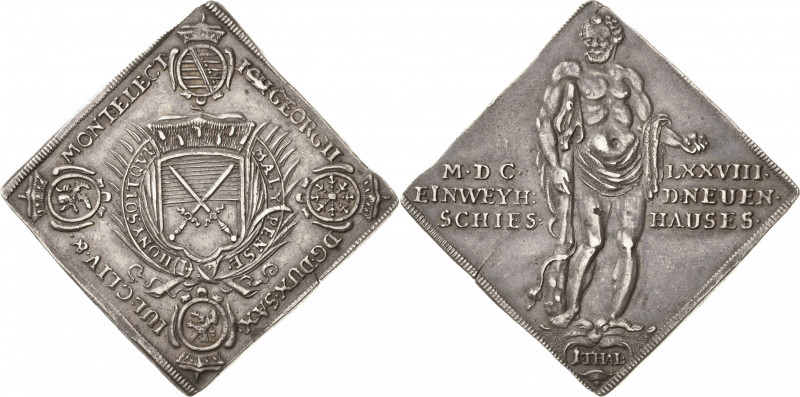 Sachsen-Kurlinie ab 1547 (Albertiner)
Johann Georg II. 1656-1680 Talerklippe 16...