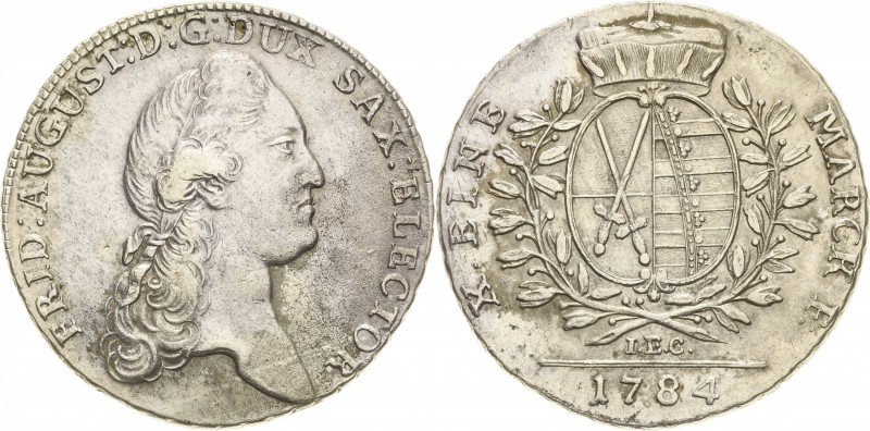 Sachsen-Kurlinie ab 1547 (Albertiner)
Friedrich August III. 1763-1806 Taler 178...