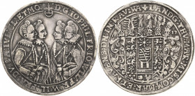 Sachsen-Altenburg 1603-1672
Johann Philipp, Friedrich, Johann Wilhelm, Friedrich Wilhelm II. 1603-1625 Taler 1617, WA-Saalfeld Kernbach 3.2 Schnee 27...