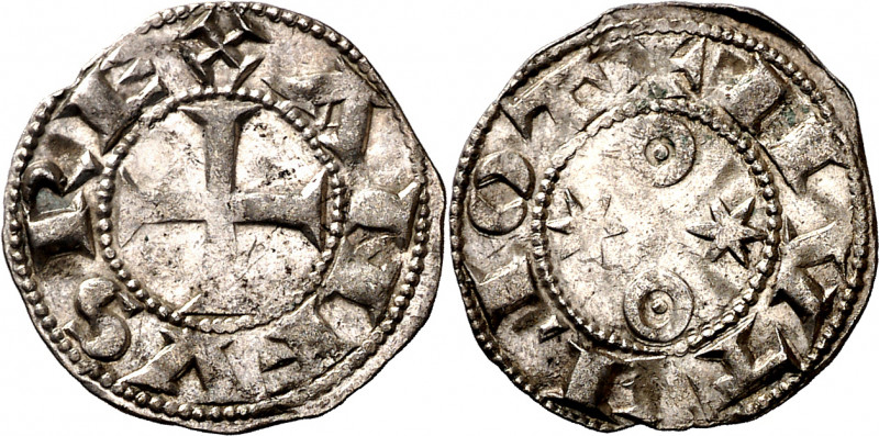 Alfonso VI (1073-1109). Toledo. Dinero. (M.M. A6:6.13) (Imperatrix A6:6.13, mism...