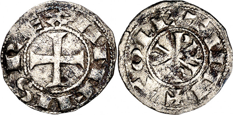 Alfonso VI (1073-1109). Toledo. Meaja. (Imperatrix A6:9.1 (50), mismo ejemplar) ...
